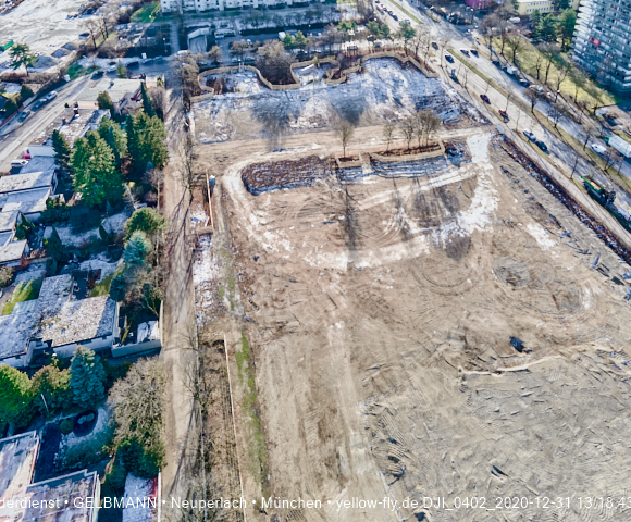 31.12.2020 - Baustelle Grundschule am Karl-Marx-Ring in Neuperlach