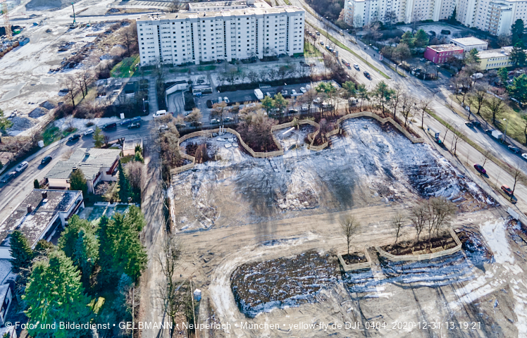 31.12.2020 - Baustelle Grundschule am Karl-Marx-Ring in Neuperlach