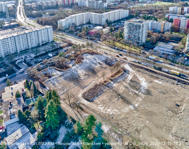 31.12.2020 - Baustelle Grundschule am Karl-Marx-Ring in Neuperlach