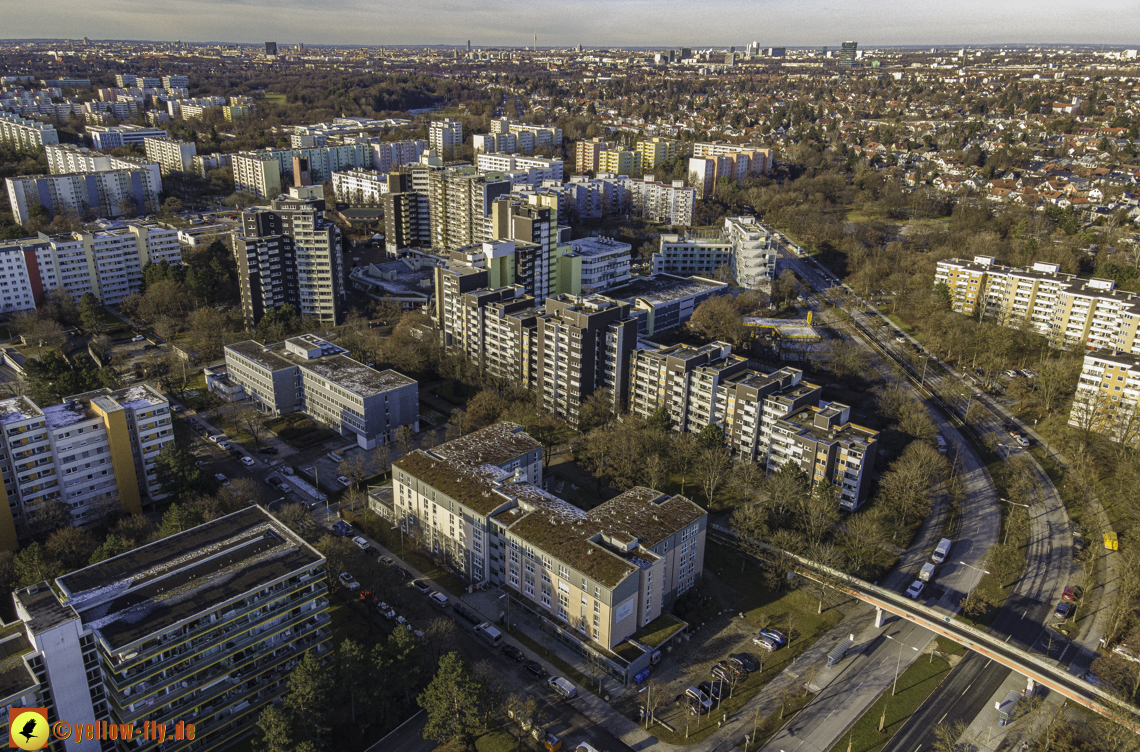 04.02.2021 - Marx-Zentrum und Karl-Marx-Ring 52-62 in Neuperlach