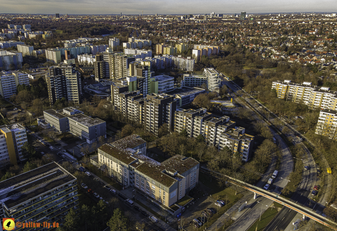 04.02.2021 - Marx-Zentrum und Karl-Marx-Ring 52-62 in Neuperlach