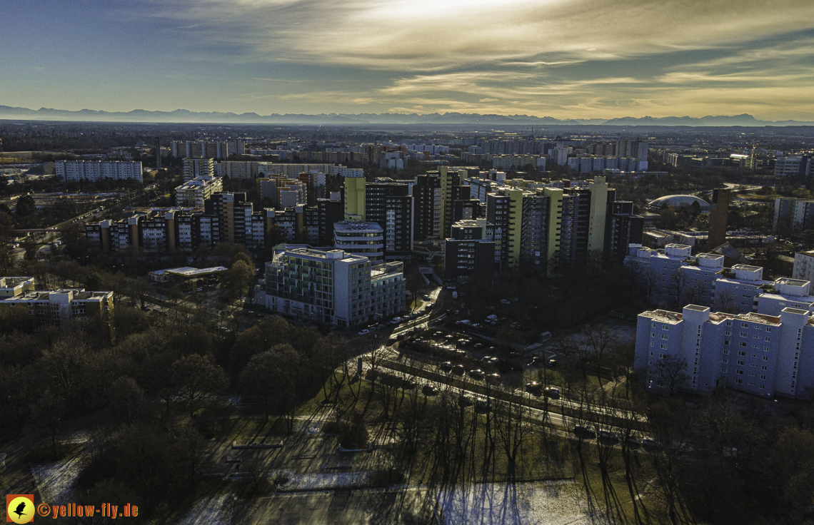 04.02.2021 - Marx-Zentrum und Karl-Marx-Ring 52-62 in Neuperlach