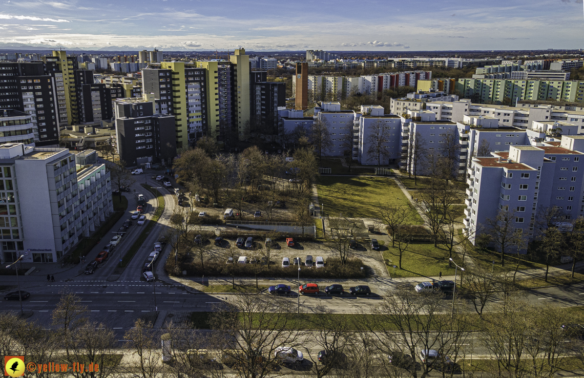 04.02.2021 - Marx-Zentrum und Karl-Marx-Ring 52-62 in Neuperlach