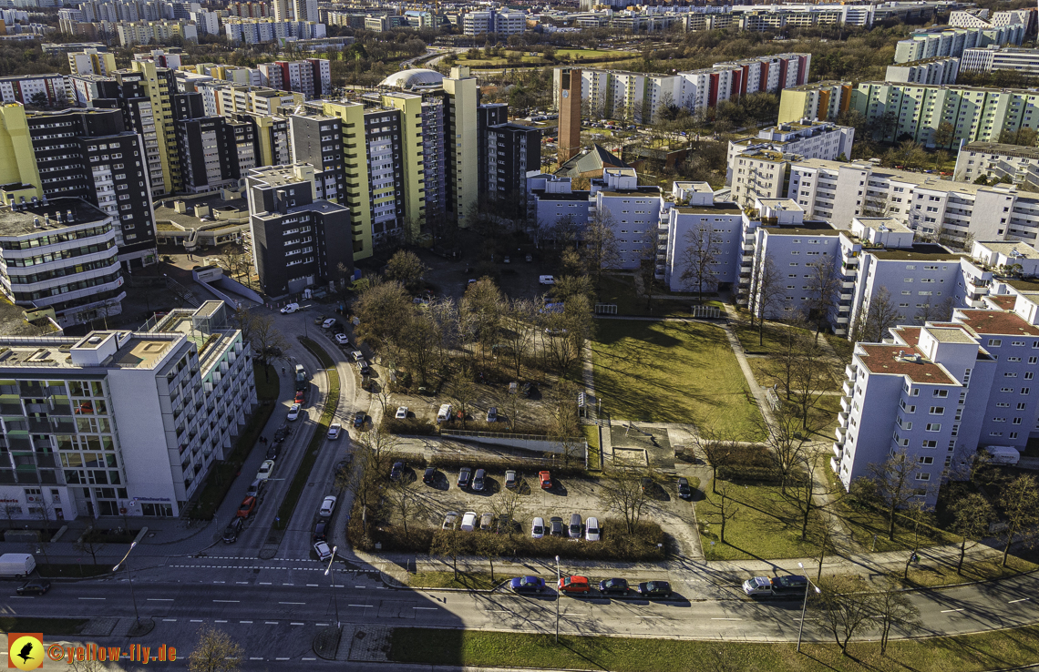 04.02.2021 - Marx-Zentrum und Karl-Marx-Ring 52-62 in Neuperlach