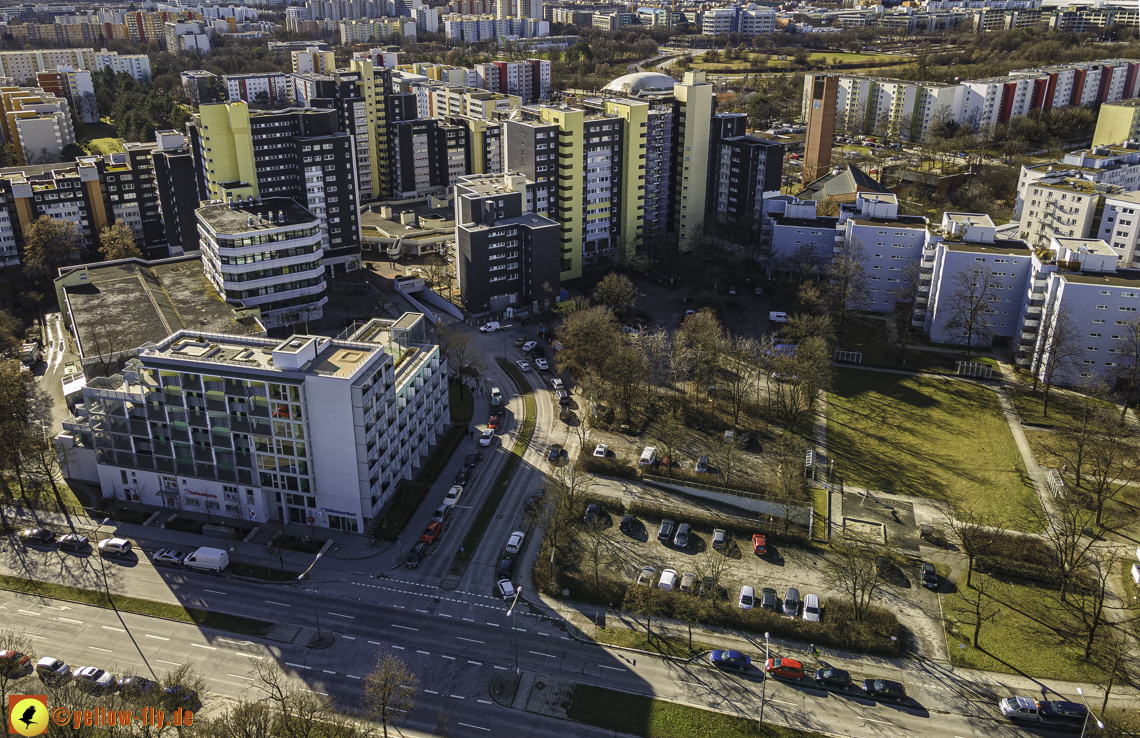04.02.2021 - Marx-Zentrum und Karl-Marx-Ring 52-62 in Neuperlach