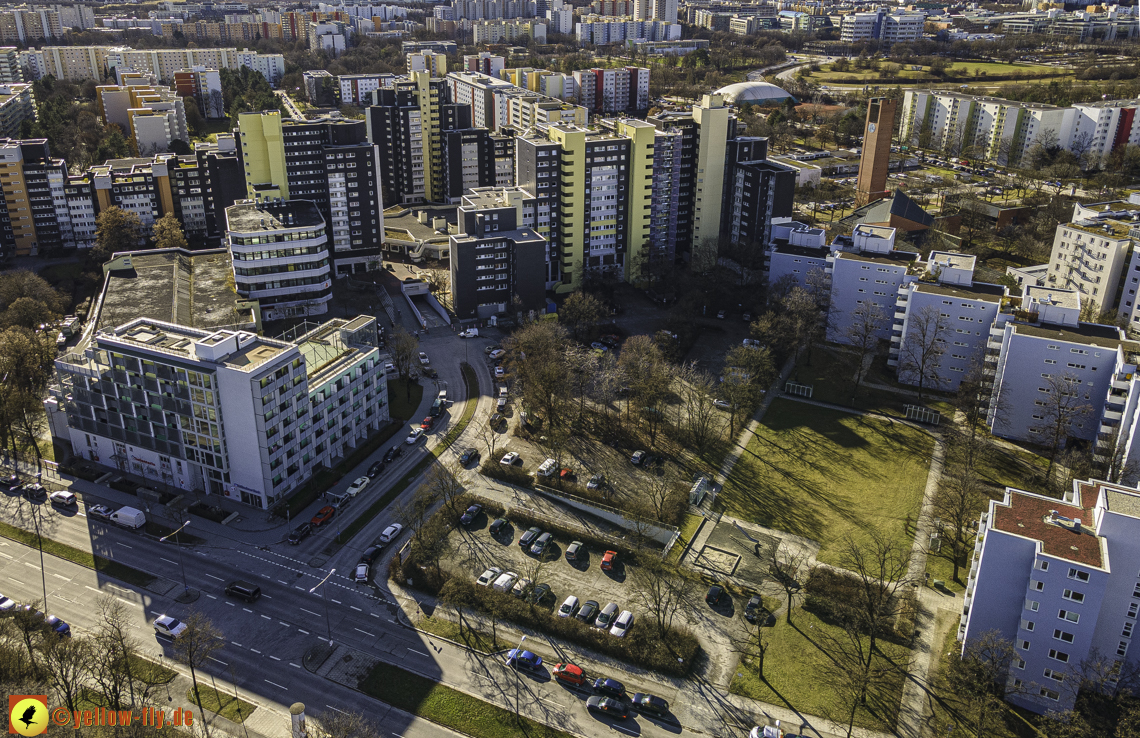 04.02.2021 - Marx-Zentrum und Karl-Marx-Ring 52-62 in Neuperlach