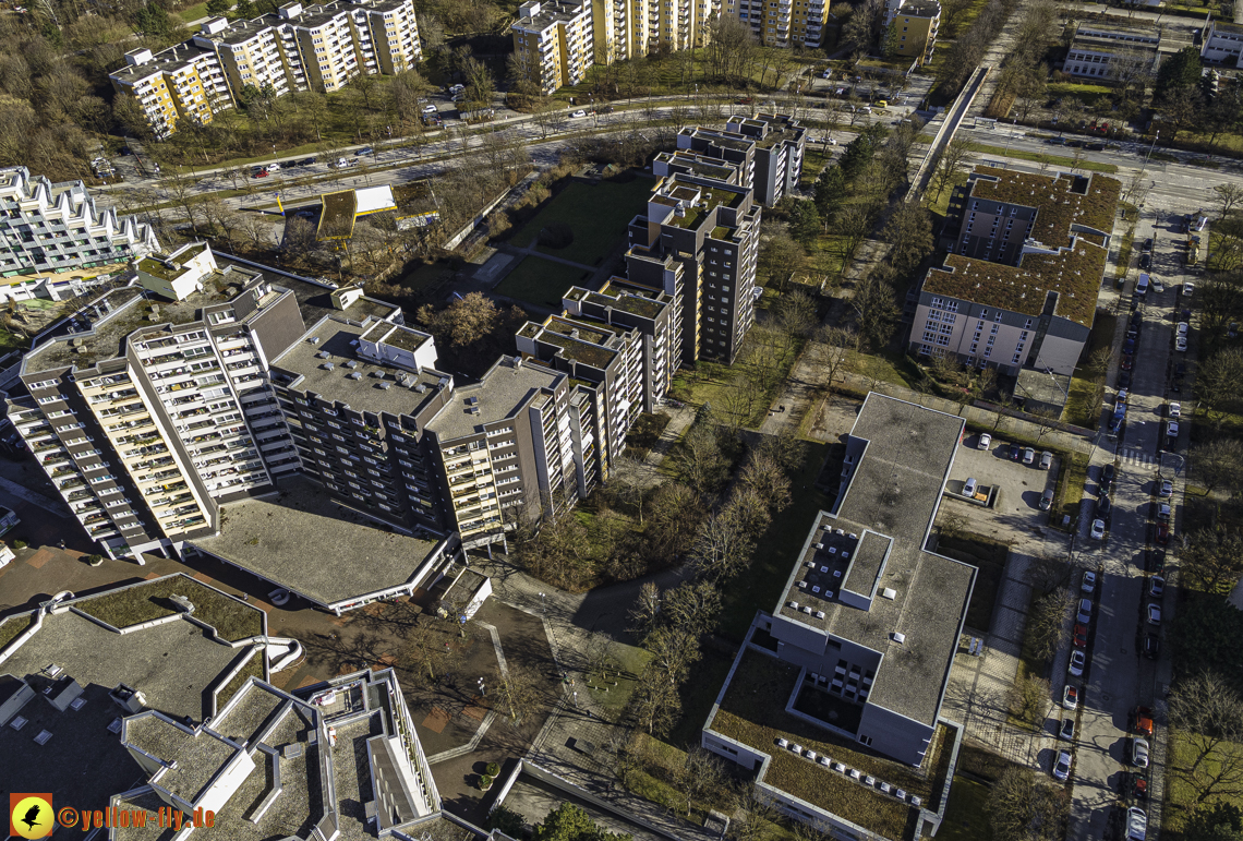 04.02.2021 - Marx-Zentrum und Karl-Marx-Ring 52-62 in Neuperlach
