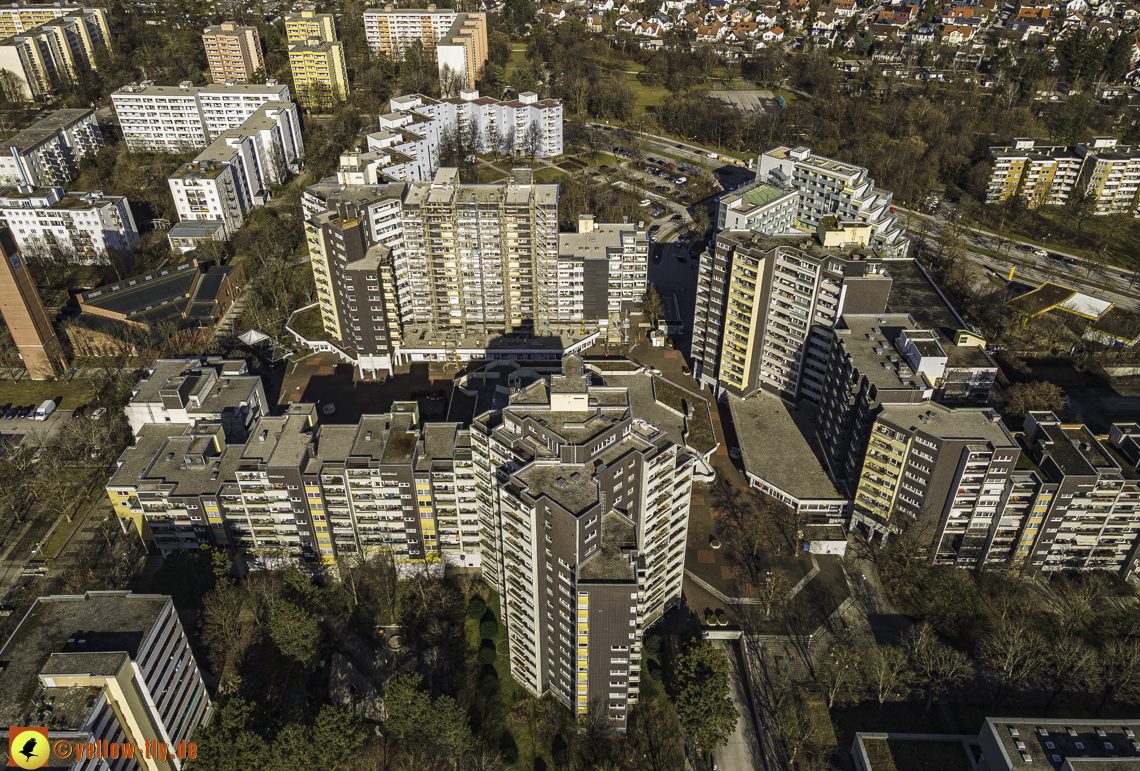 04.02.2021 - Marx-Zentrum und Karl-Marx-Ring 52-62 in Neuperlach