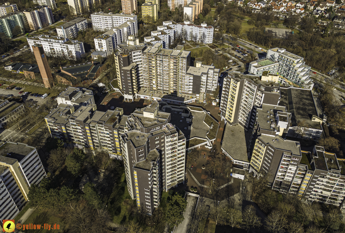 04.02.2021 - Marx-Zentrum und Karl-Marx-Ring 52-62 in Neuperlach
