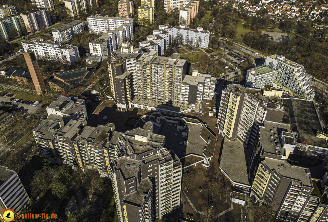 04.02.2021 - Marx-Zentrum und Karl-Marx-Ring 52-62 in Neuperlach