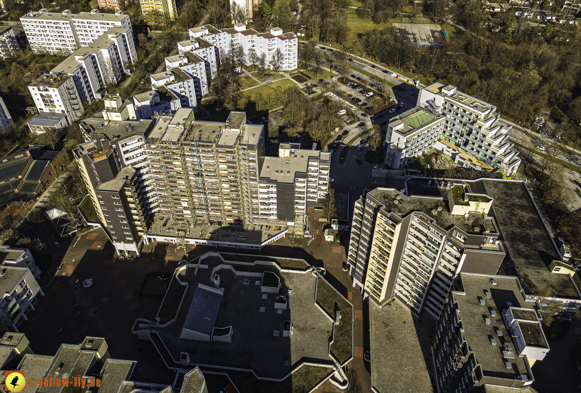 04.02.2021 - Marx-Zentrum und Karl-Marx-Ring 52-62 in Neuperlach