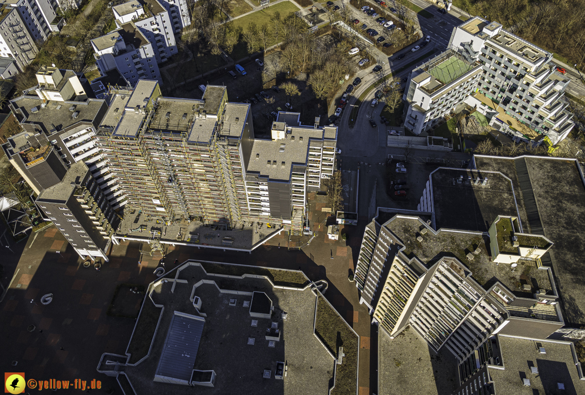 04.02.2021 - Marx-Zentrum und Karl-Marx-Ring 52-62 in Neuperlach