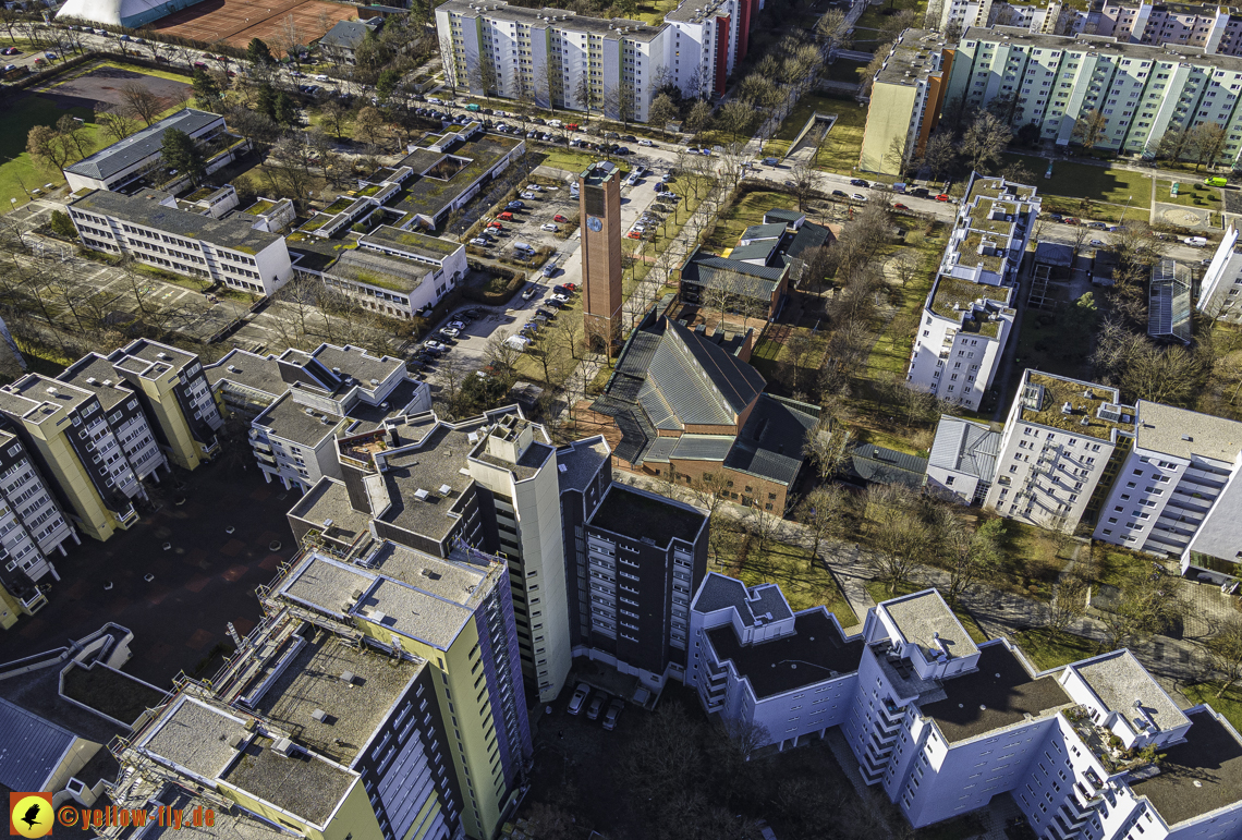 04.02.2021 - Marx-Zentrum und Karl-Marx-Ring 52-62 in Neuperlach