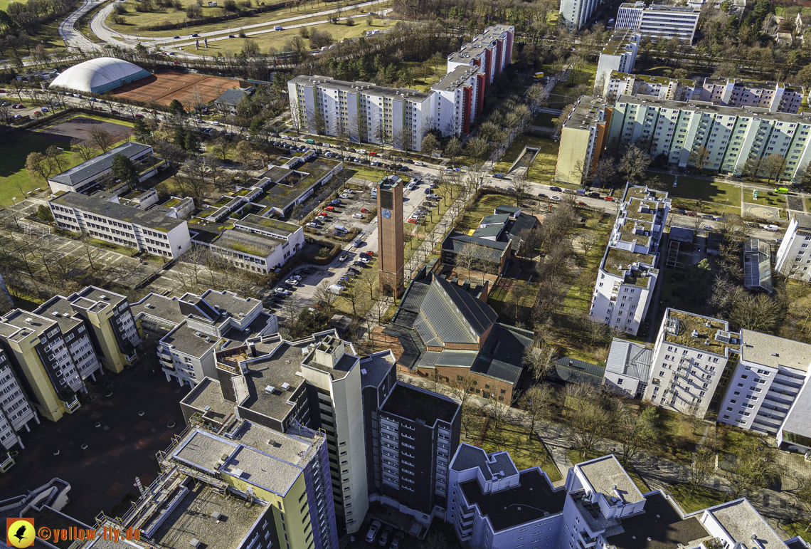 04.02.2021 - Marx-Zentrum und Karl-Marx-Ring 52-62 in Neuperlach