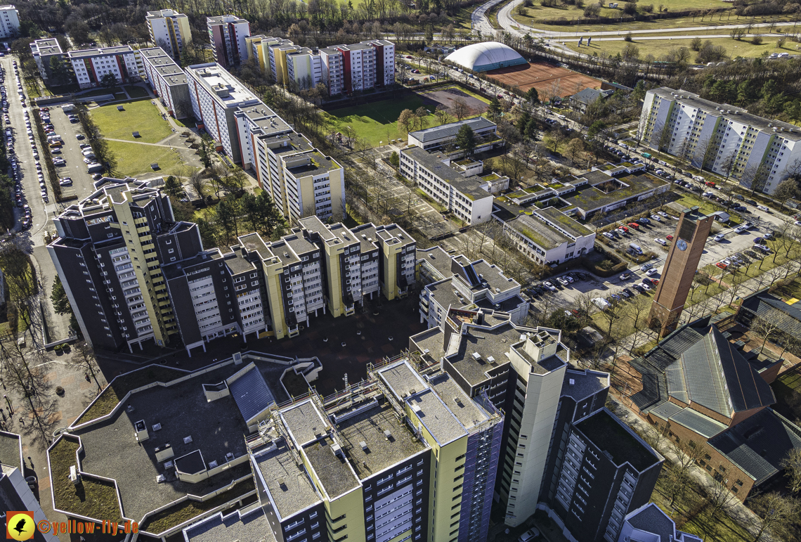 04.02.2021 - Marx-Zentrum und Karl-Marx-Ring 52-62 in Neuperlach