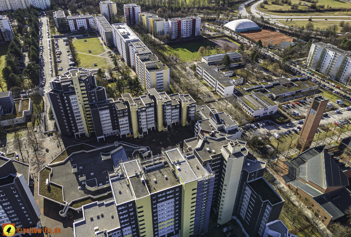 04.02.2021 - Marx-Zentrum und Karl-Marx-Ring 52-62 in Neuperlach