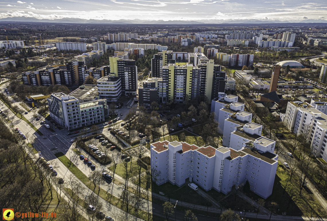 04.02.2021 - Marx-Zentrum und Karl-Marx-Ring 52-62 in Neuperlach