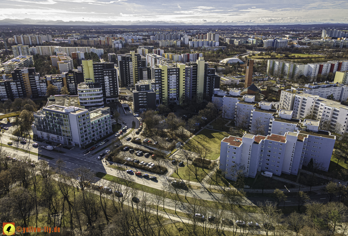 04.02.2021 - Marx-Zentrum und Karl-Marx-Ring 52-62 in Neuperlach