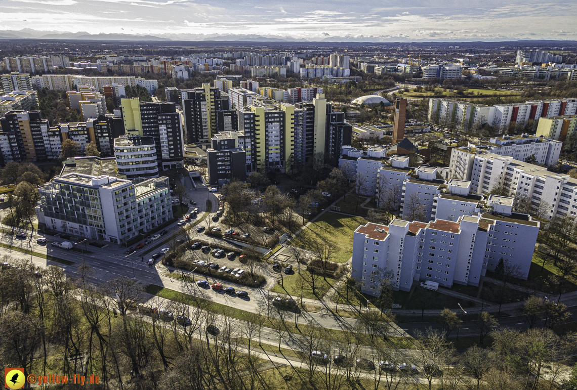 04.02.2021 - Marx-Zentrum und Karl-Marx-Ring 52-62 in Neuperlach