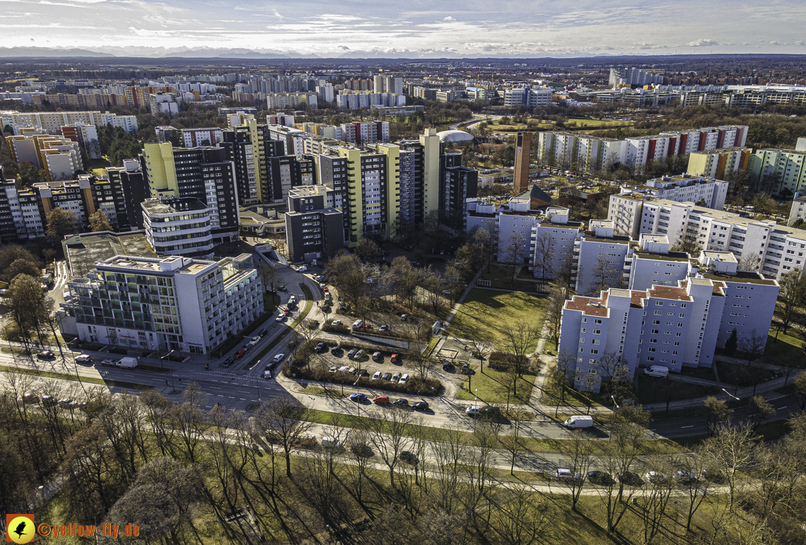 04.02.2021 - Marx-Zentrum und Karl-Marx-Ring 52-62 in Neuperlach