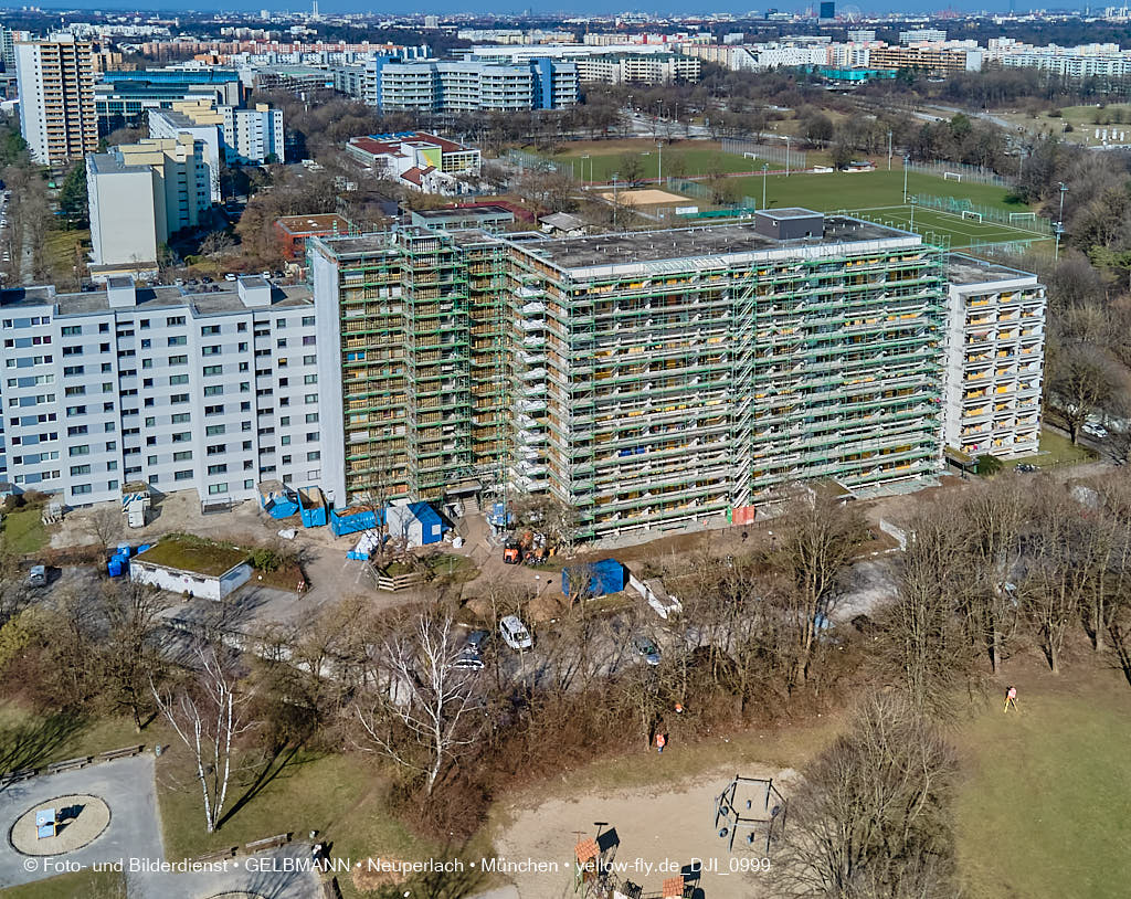 04.03.2021 - Wohnanlage Annette-Kolb-Anger in Neuperlach