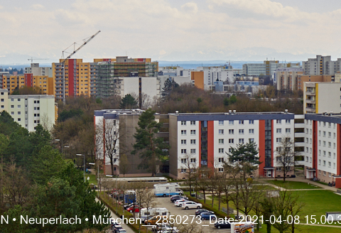 Grosse Fassadensanierung in der Wohnanalge am Annette-Kolb-Anger in Neuperlach