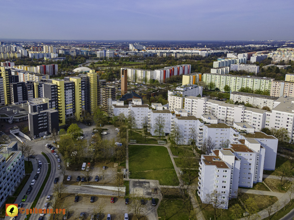 30.04.2021 - Fassadensanierung am Karl-Marx-Ring 52-62 und Marx-Zentrum
