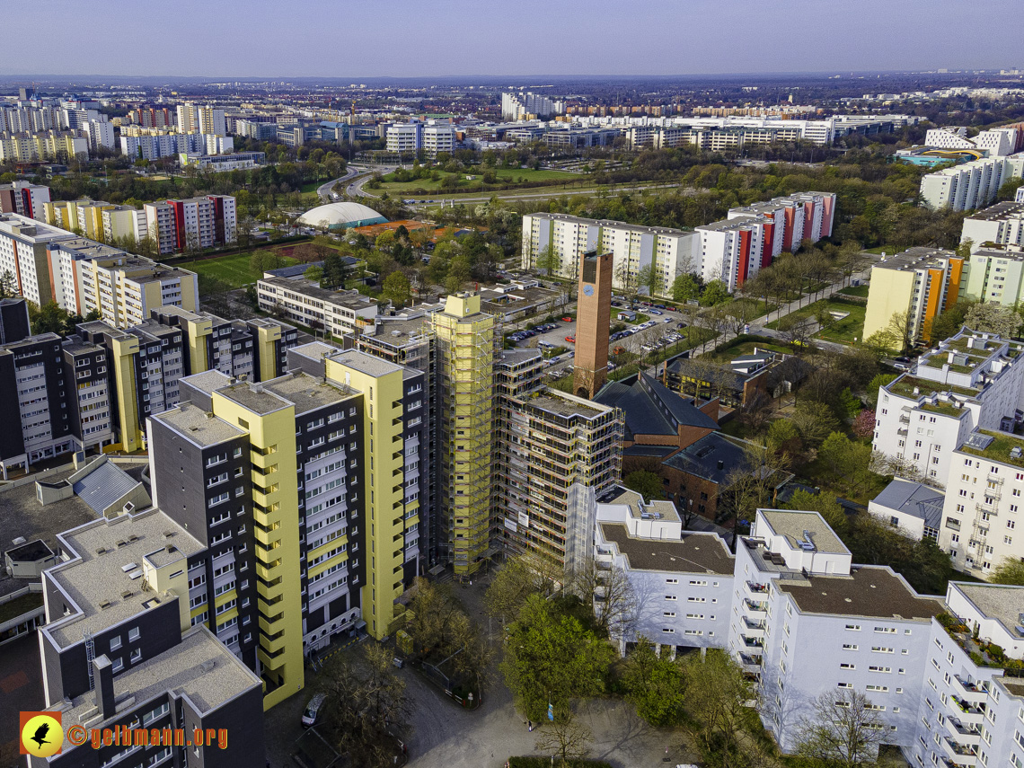 30.04.2021 - Fassadensanierung am Karl-Marx-Ring 52-62 und Marx-Zentrum