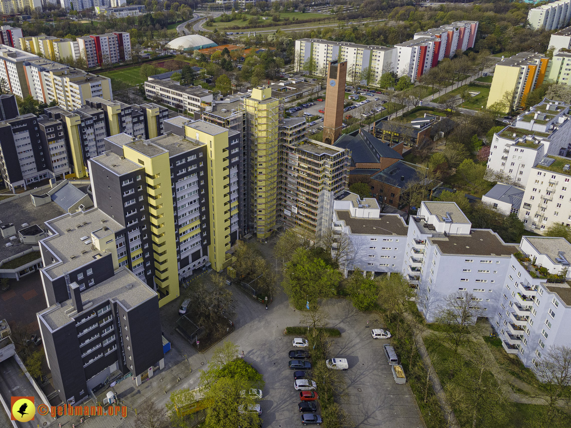 30.04.2021 - Fassadensanierung am Karl-Marx-Ring 52-62 und Marx-Zentrum