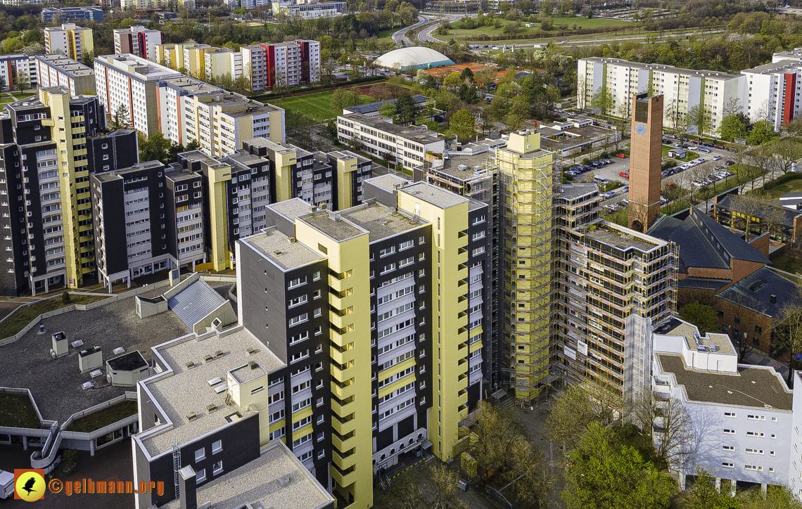 30.04.2021 - Fassadensanierung am Karl-Marx-Ring 52-62 und Marx-Zentrum