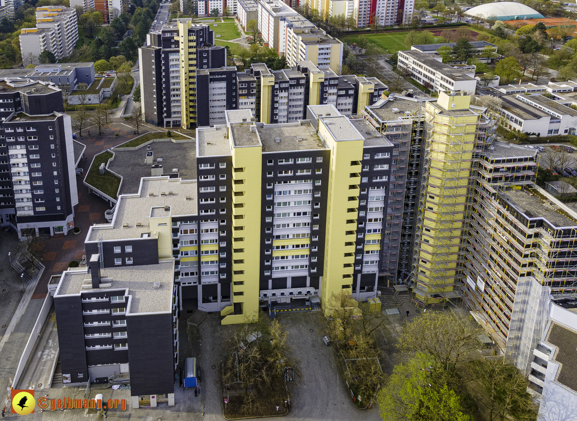 30.04.2021 - Fassadensanierung am Karl-Marx-Ring 52-62 und Marx-Zentrum