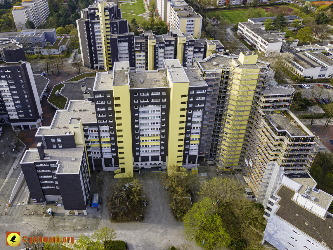 30.04.2021 - Fassadensanierung am Karl-Marx-Ring 52-62 und Marx-Zentrum