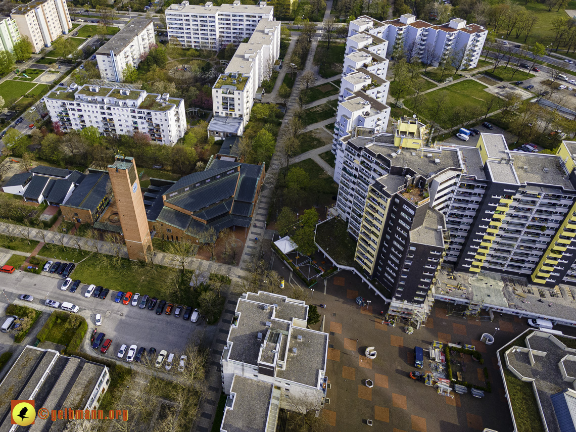 30.04.2021 - Fassadensanierung am Karl-Marx-Ring 52-62 und Marx-Zentrum