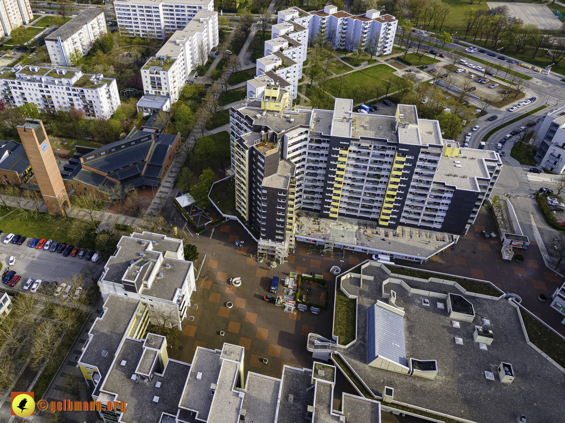 30.04.2021 - Fassadensanierung am Karl-Marx-Ring 52-62 und Marx-Zentrum
