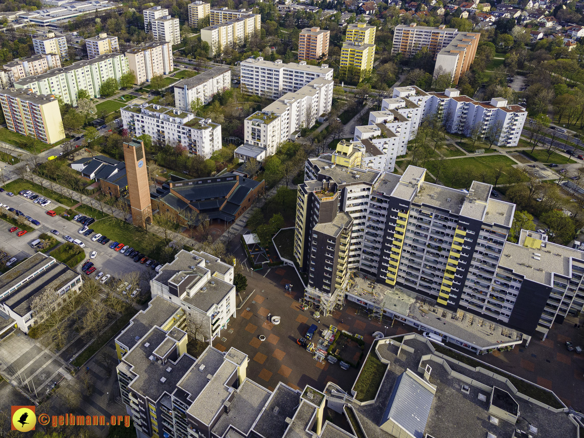30.04.2021 - Fassadensanierung am Karl-Marx-Ring 52-62 und Marx-Zentrum
