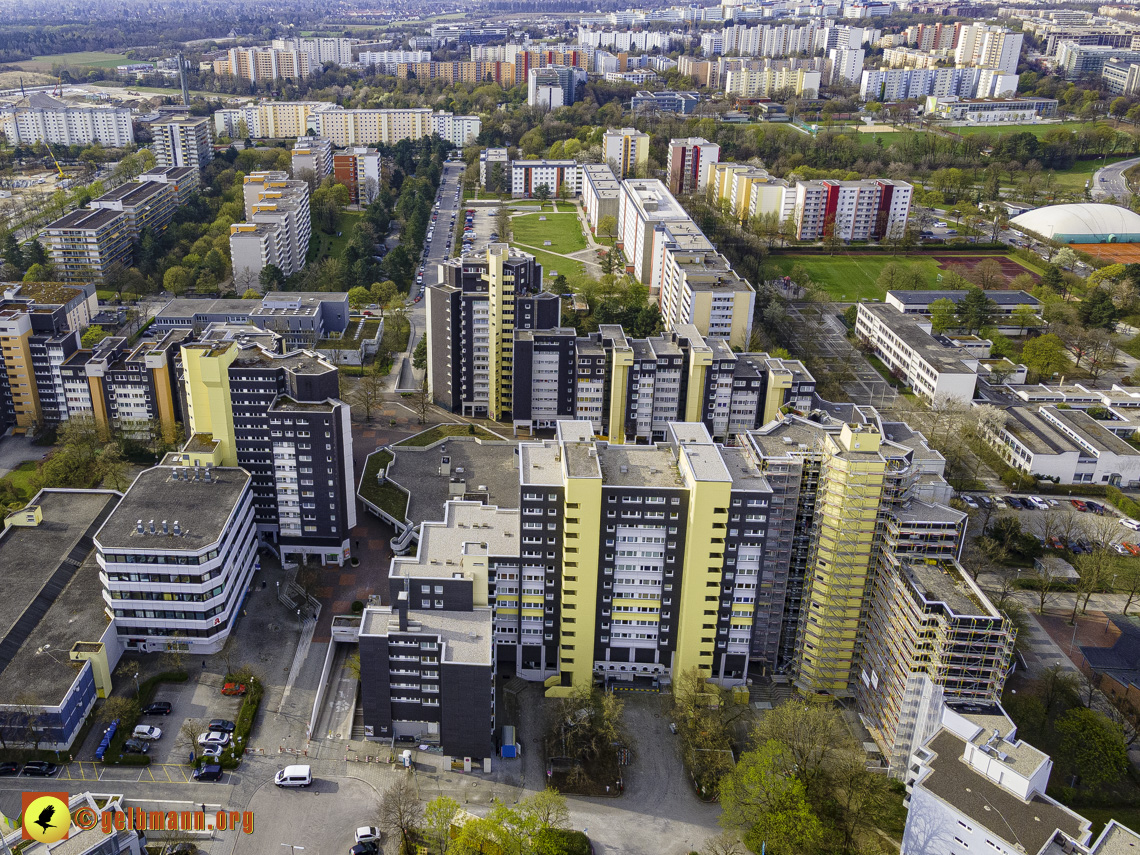 30.04.2021 - Fassadensanierung am Karl-Marx-Ring 52-62 und Marx-Zentrum