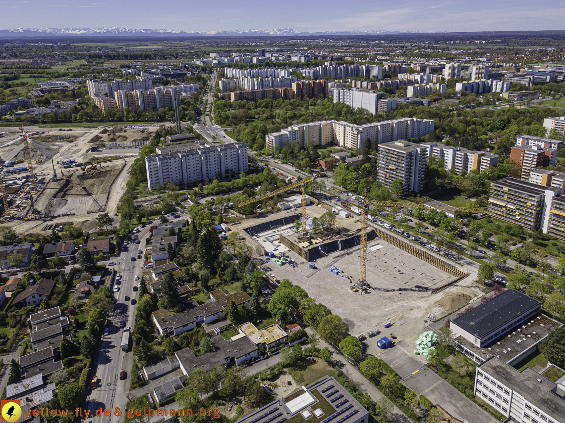 09.05.2021 - Baustelle Grundschule am Karl-MArx-Ring in Neuperlach 09.05.2021 - Baustelle Grundschule am Karl-MArx-Ring in Neuperlach