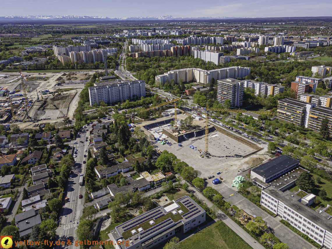 09.05.2021 - Baustelle Grundschule am Karl-MArx-Ring in Neuperlach 09.05.2021 - Baustelle Grundschule am Karl-MArx-Ring in Neuperlach