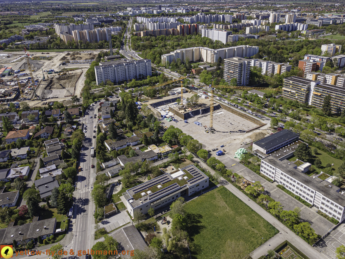 09.05.2021 - Baustelle Grundschule am Karl-MArx-Ring in Neuperlach 09.05.2021 - Baustelle Grundschule am Karl-MArx-Ring in Neuperlach