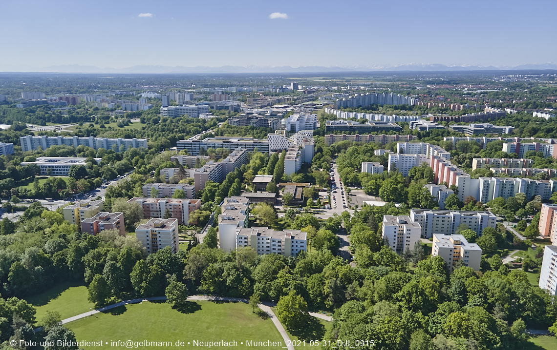 Wohnring und Plettzentrum in Neuperlach