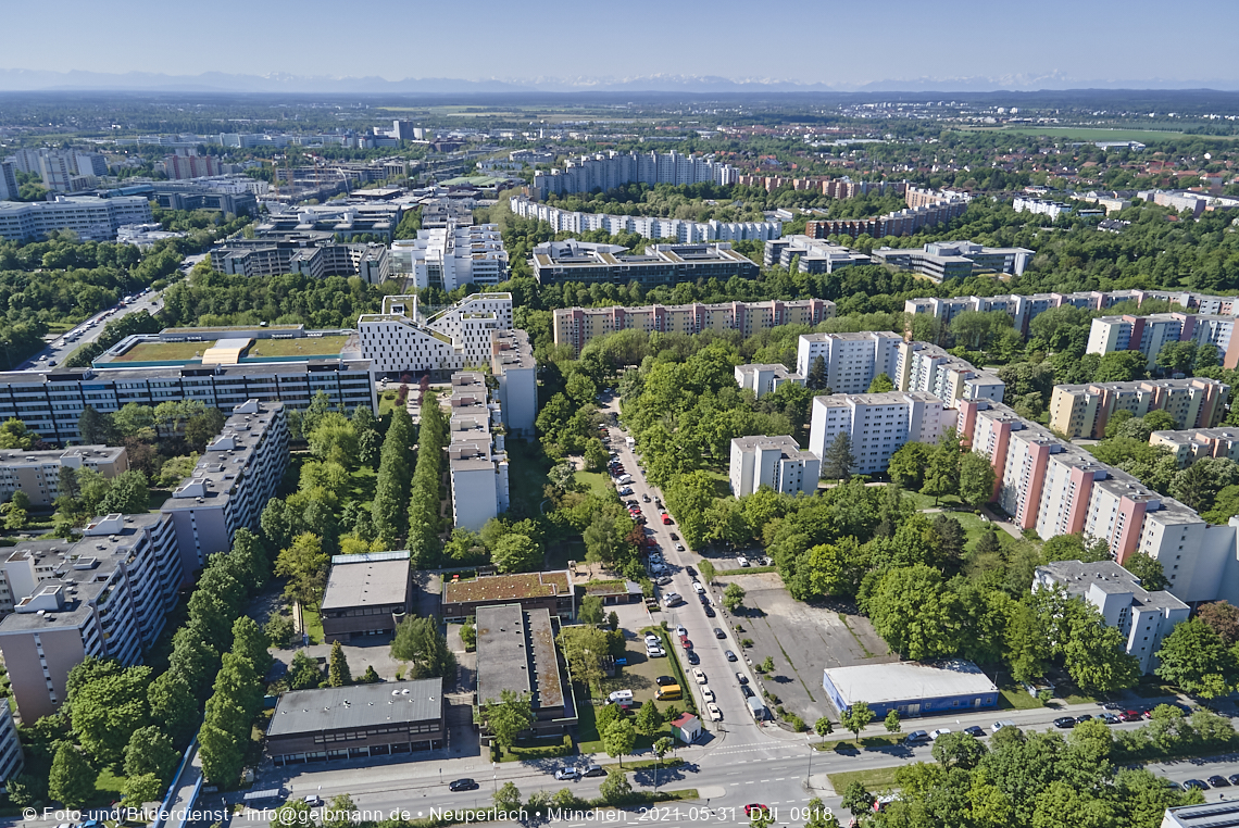 Wohnring und Plettzentrum in Neuperlach