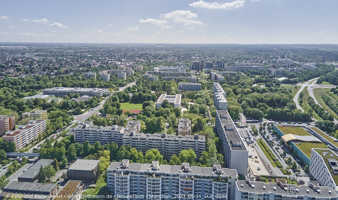 Wohnring und Plettzentrum in Neuperlach
