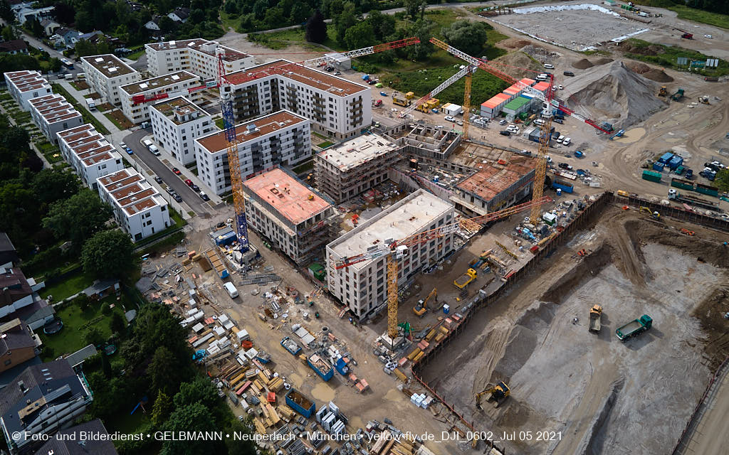 05.07.2021 - Baustelle Alexisquartier und Pandionverde