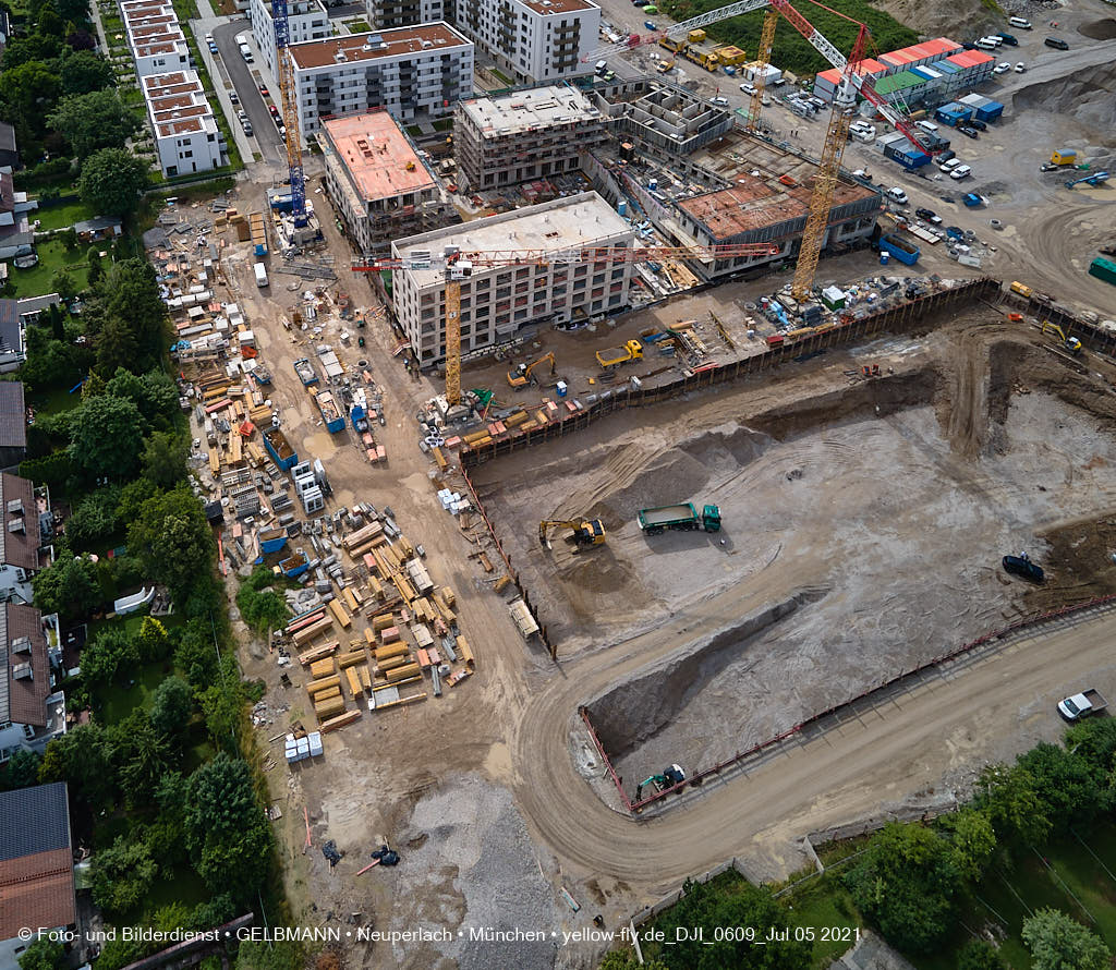 05.07.2021 - Baustelle Alexisquartier und Pandionverde