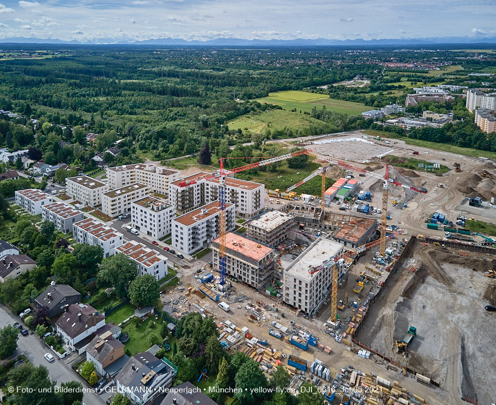 05.07.2021 - Baustelle Alexisquartier und Pandionverde