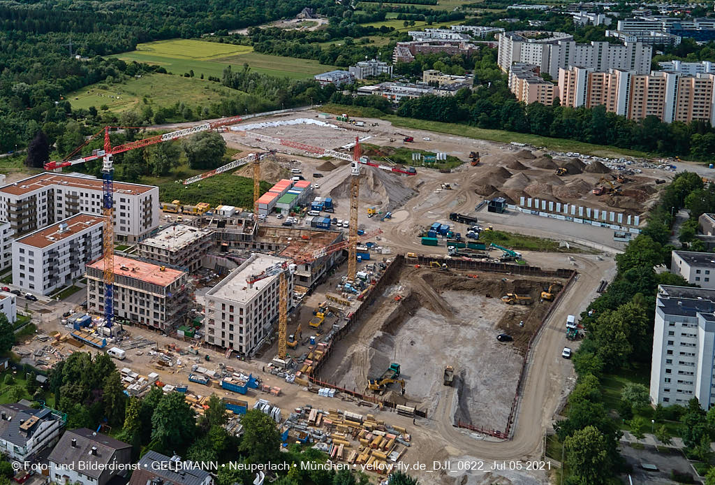 05.07.2021 - Baustelle Alexisquartier und Pandionverde