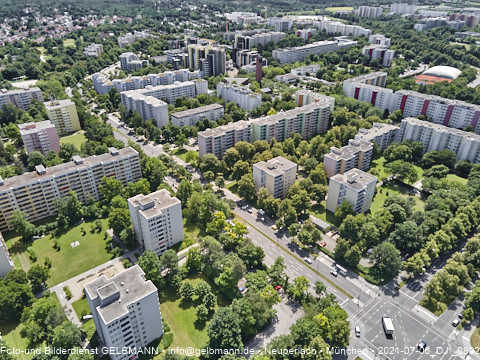 06.07.2021- Karl-Marx-Ring und Umgebung in Neuperlach