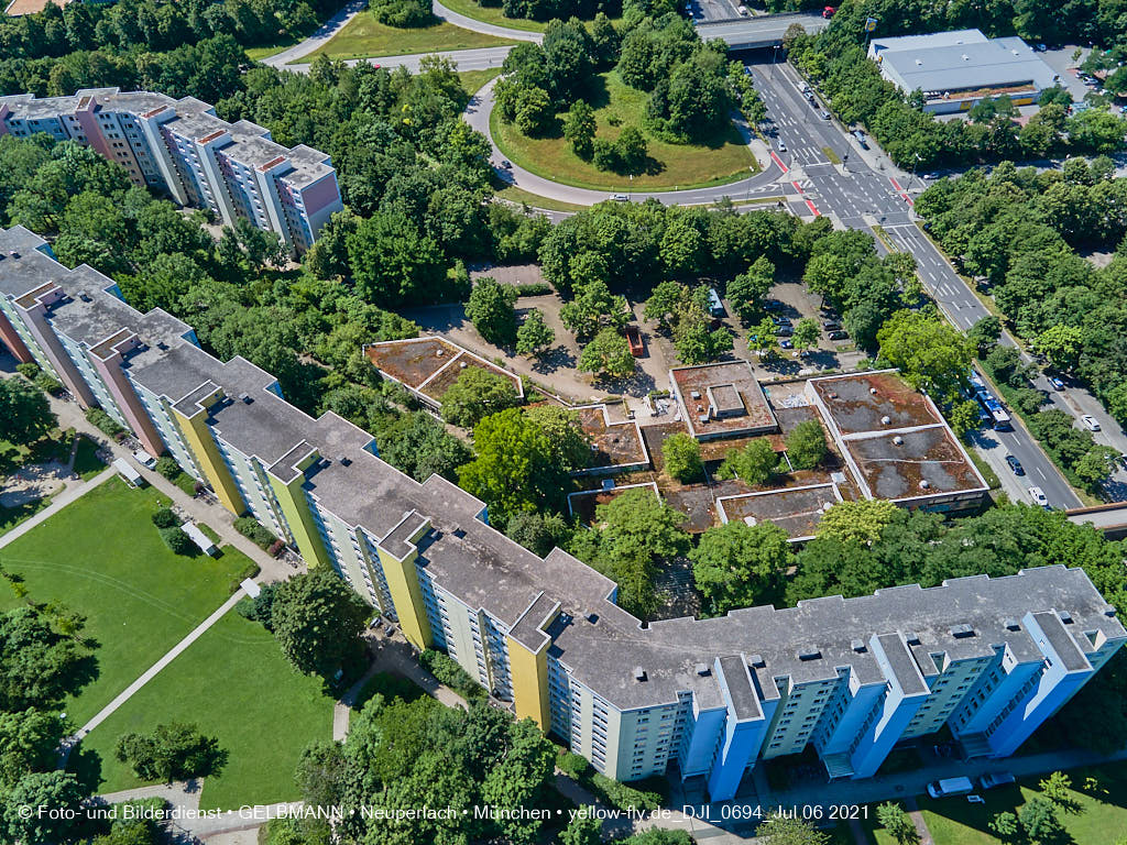 06.07.2021 - Quiddezentrum vor dem Abriss in Neuperlach