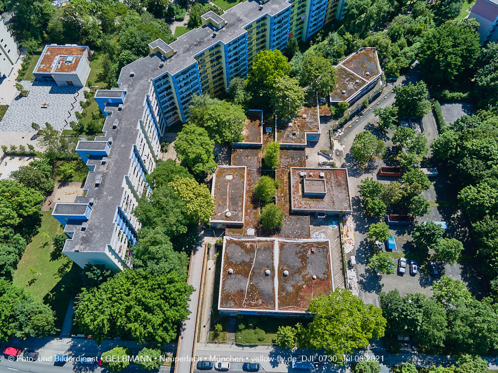 06.07.2021 - Quiddezentrum vor dem Abriss in Neuperlach