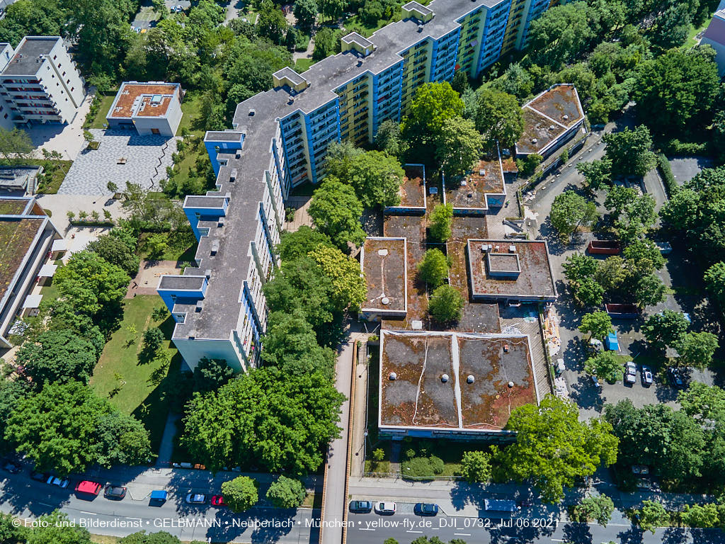 06.07.2021 - Quiddezentrum vor dem Abriss in Neuperlach